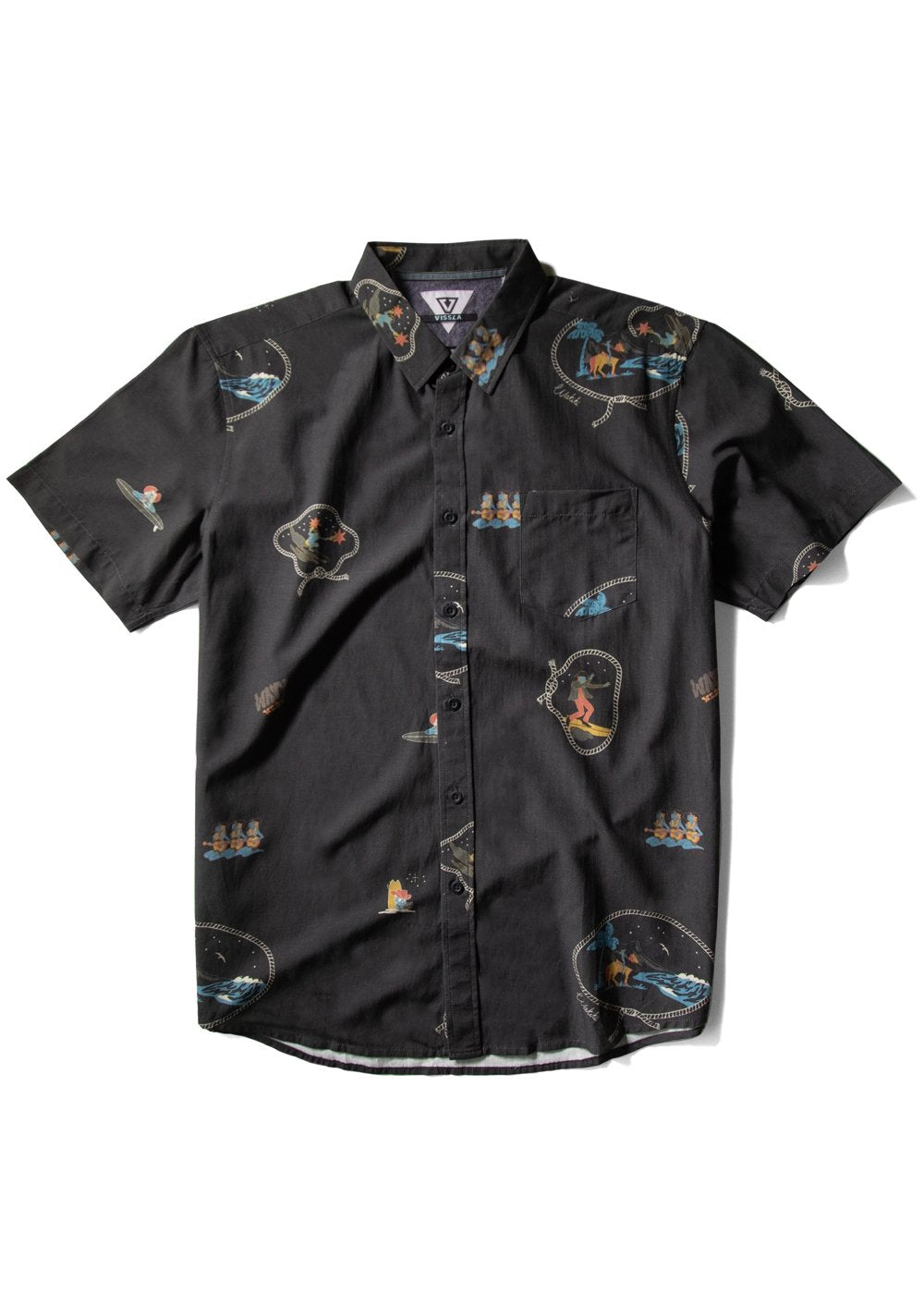 Vissla Soren Wavy West Eco kortærmet skjorte