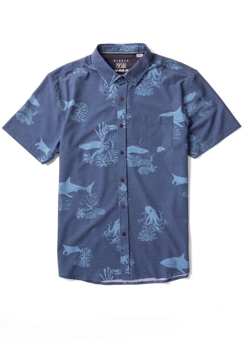 Vissla Mega Lab Hybrid Eco-skjorte