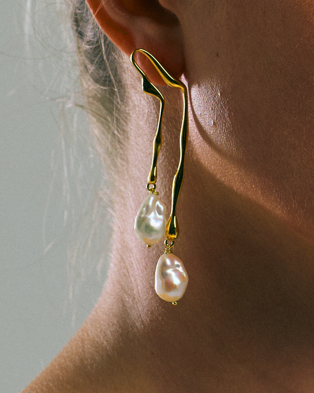 Melia Pearl Drops | Gold Vermeil