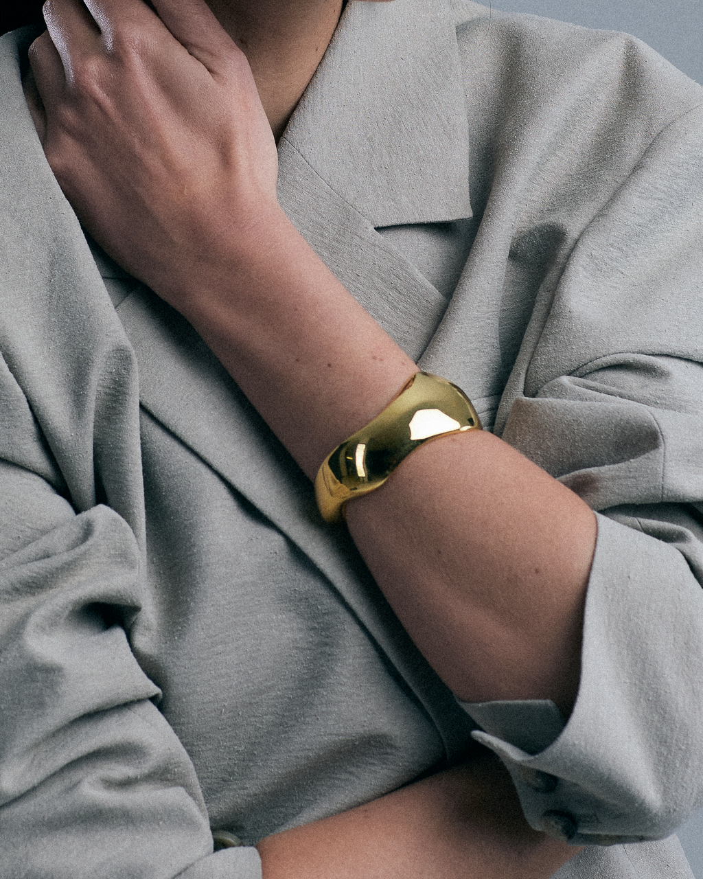 Milos Sculpted Cuff Gold Vermeil