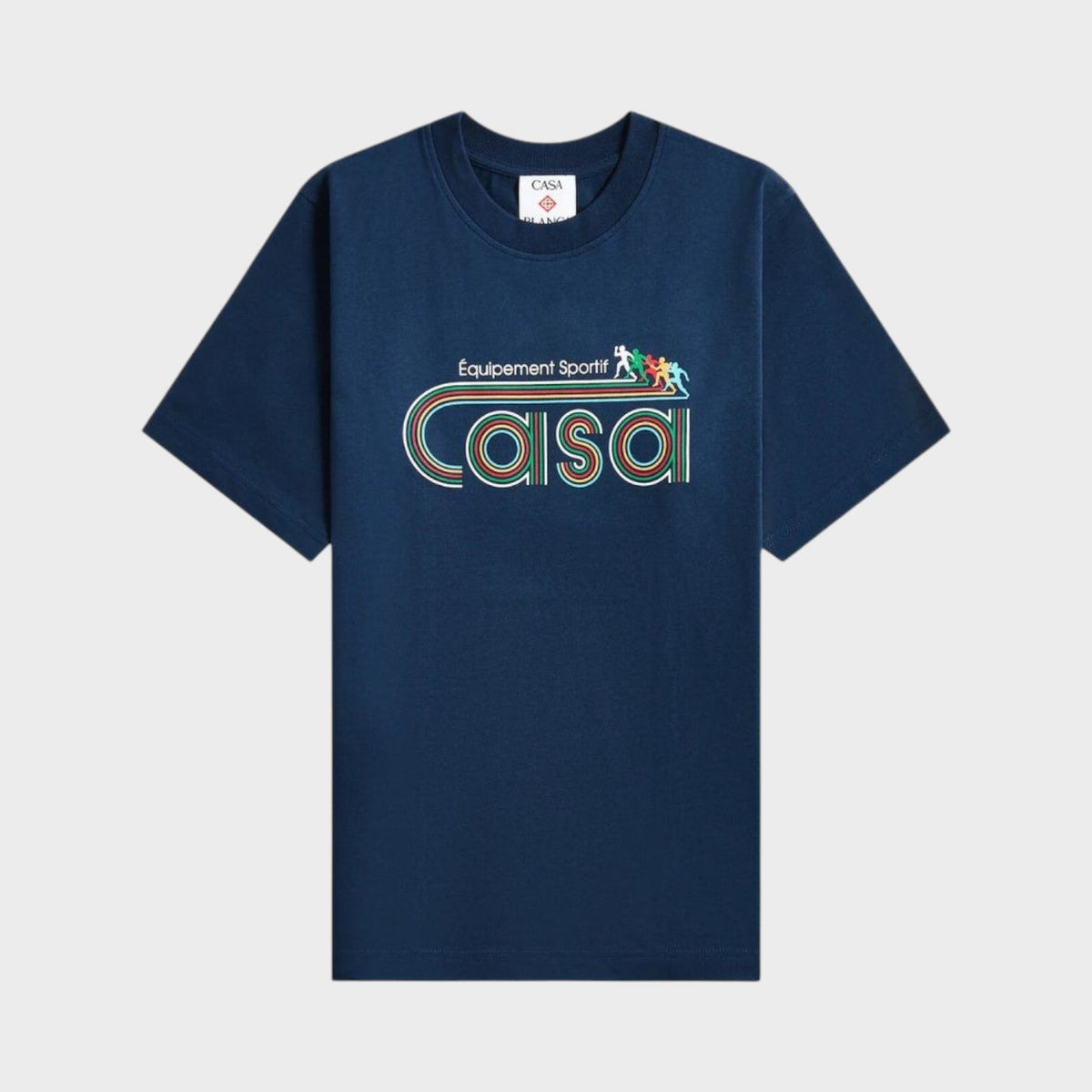 Equipement Sportif Screen Printed T-Shirt Navy