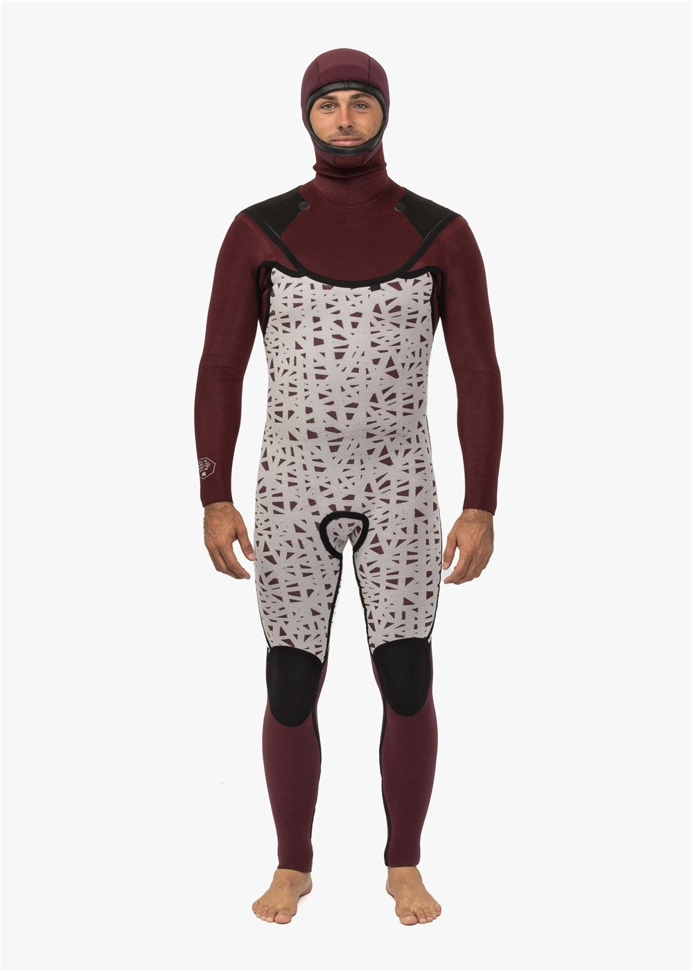 Vissla  New Seas 5-4 Hooded U-Zip Wetsuit