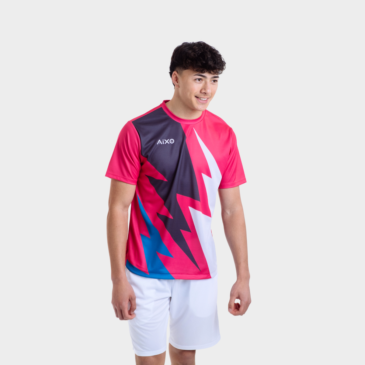 Aixo Bolt Mens Top Pink
