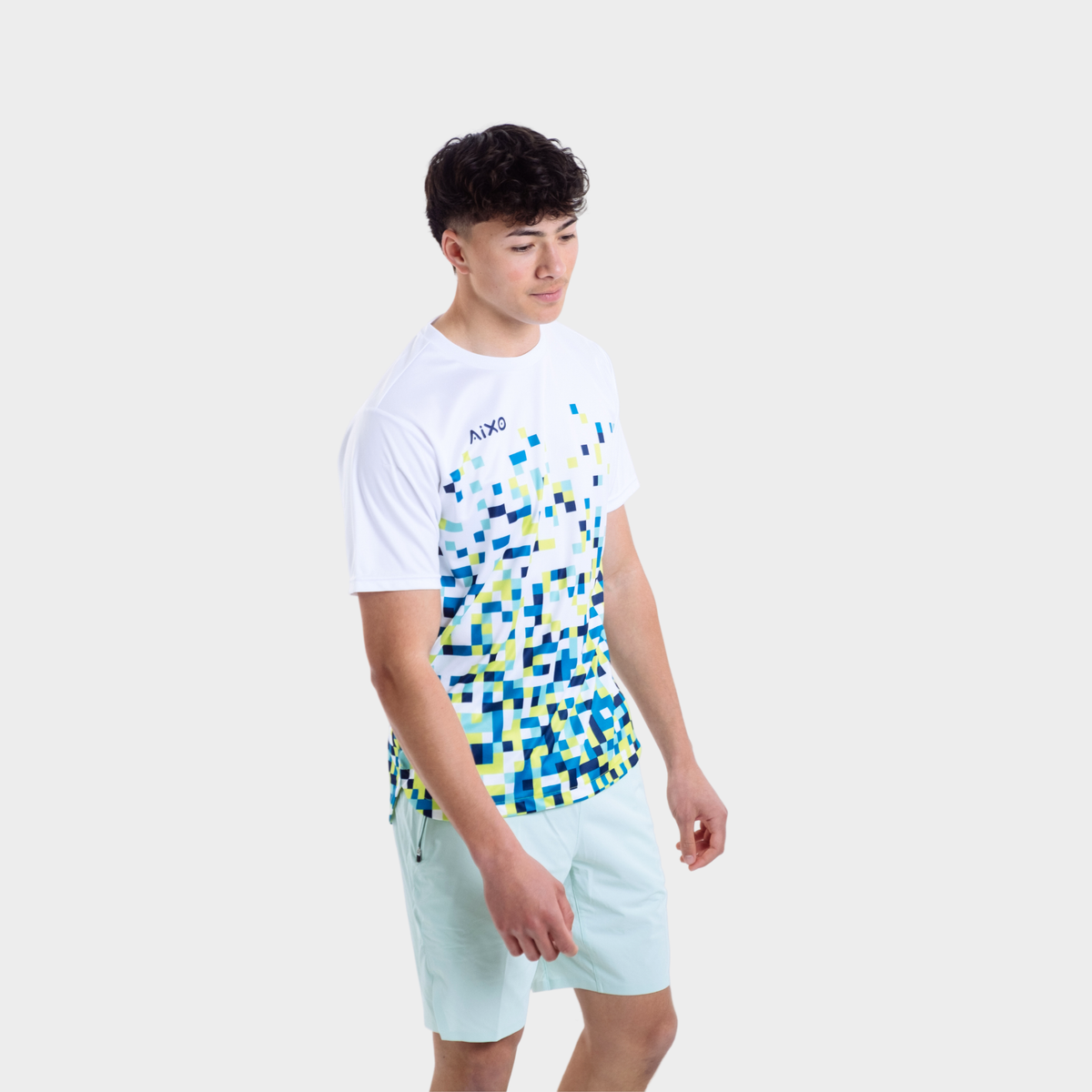Aixo Pixel Heren Top Groen