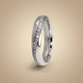 4mm Gold Wedding Band – Diamond Line Elara – 9ct/14ct/18ct Gold
