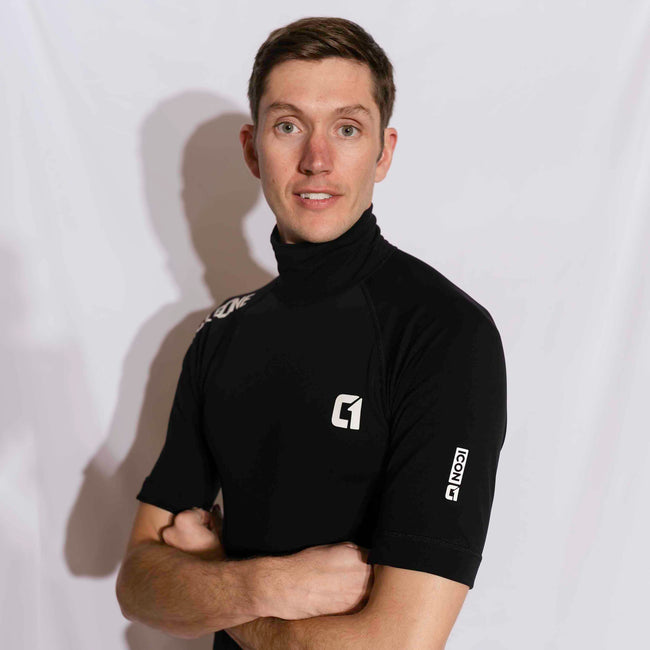 Herren Kurzarm Thermal Rash Vest - ICON Polypro