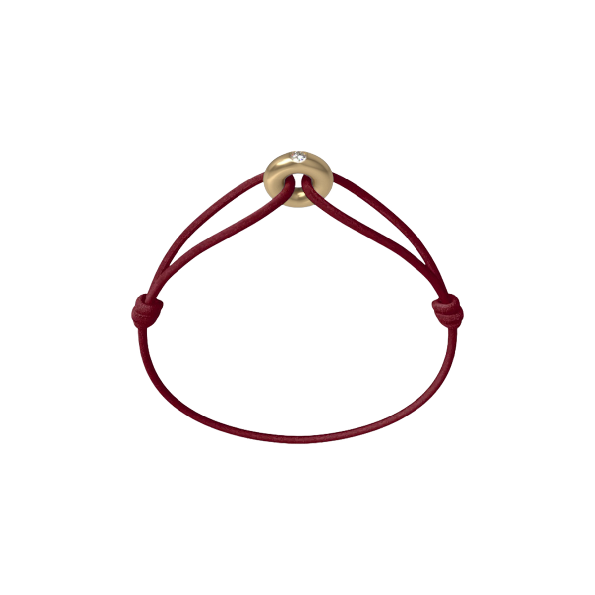 Mini Golden Soho Diamond Cord Bracelet
