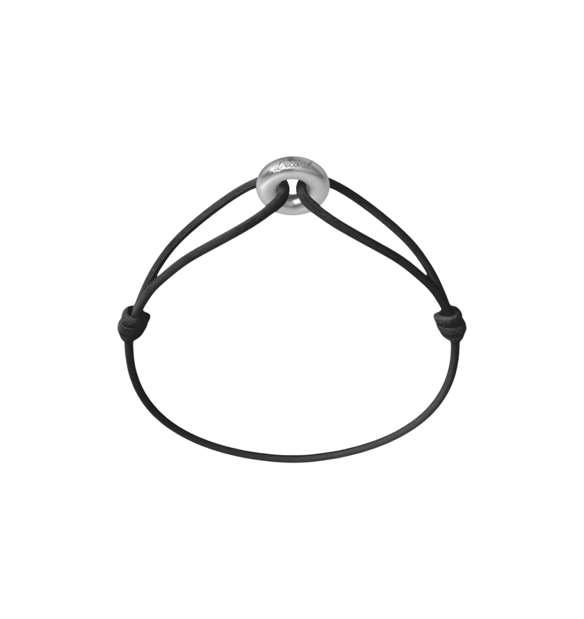 Mini Silver Soho Matte Cord Bracelet