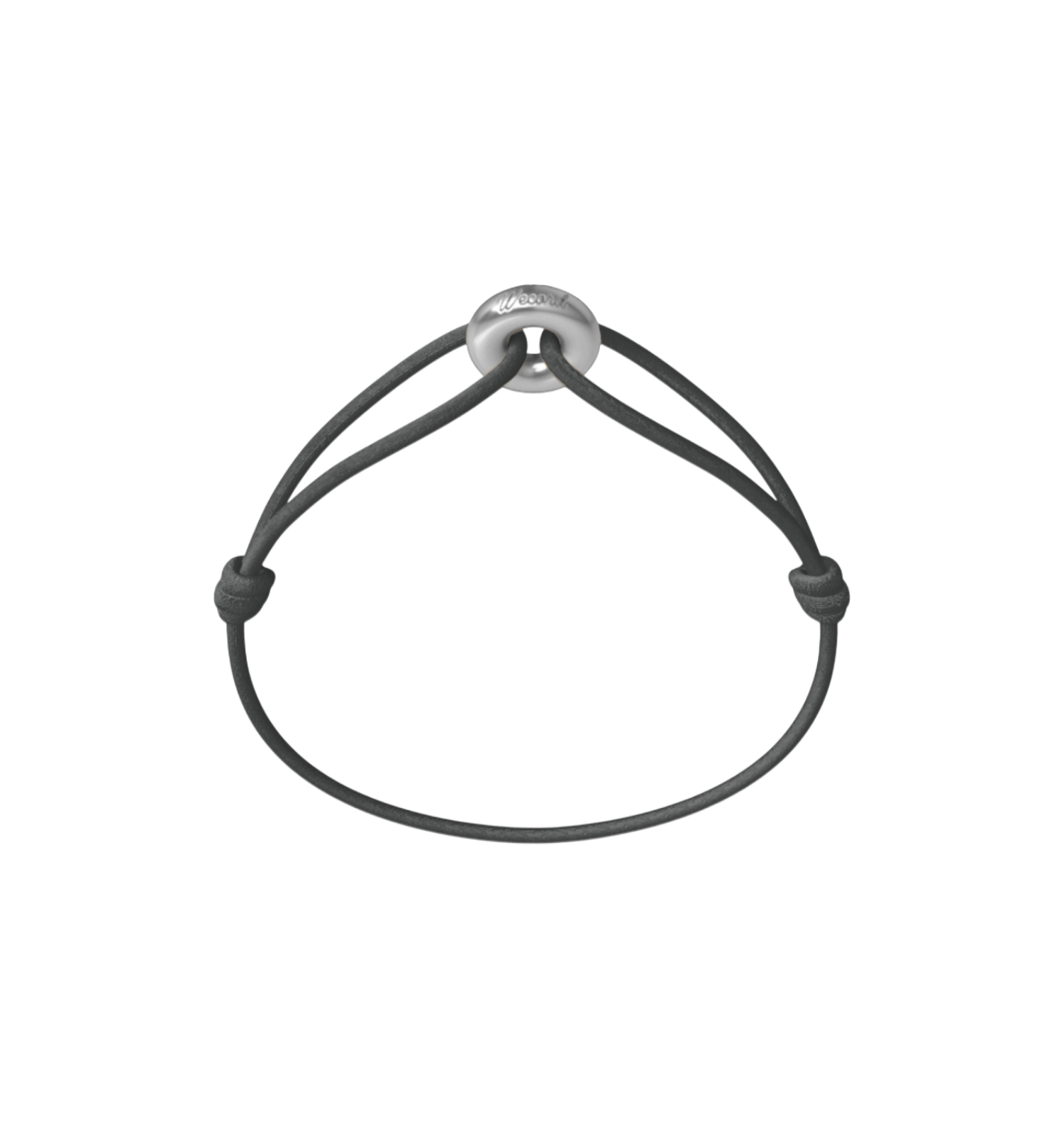 Mini Silver Soho Matte Cord Bracelet