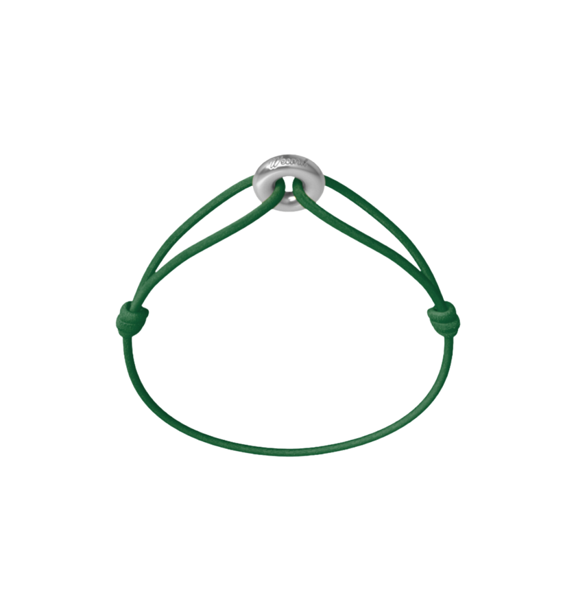 Mini Silver Soho Matte Cord Bracelet
