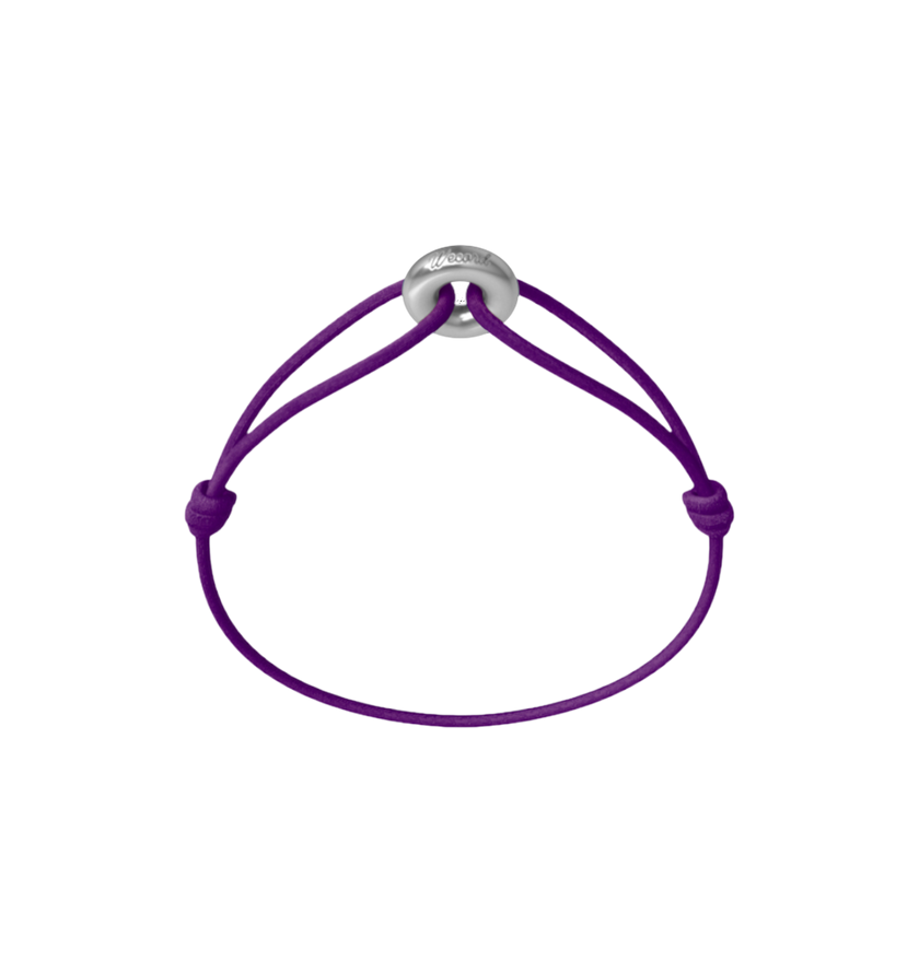 Mini Silver Soho Matte Cord Bracelet