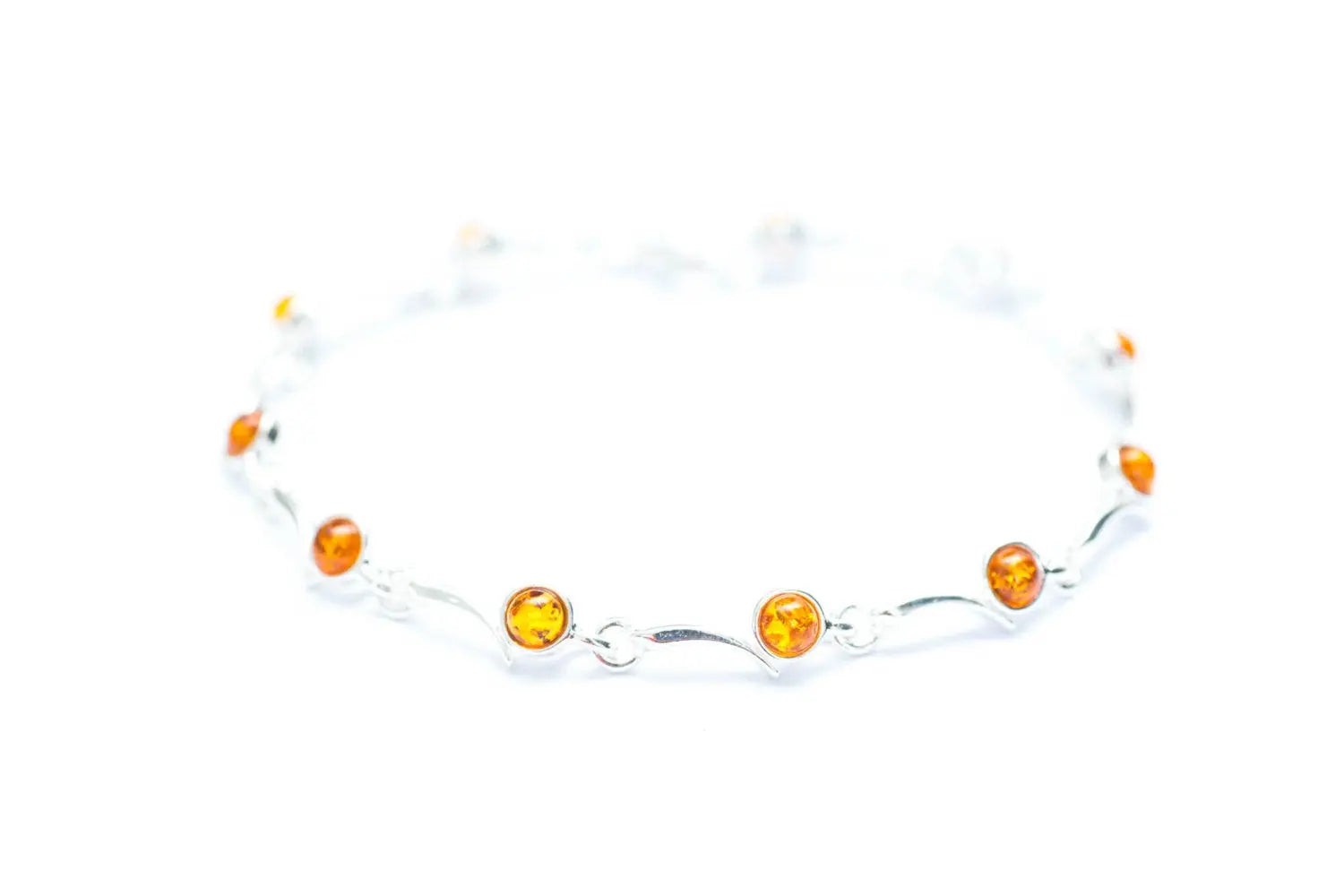 Minimalistisches Cognac-Bernstein-Armband
