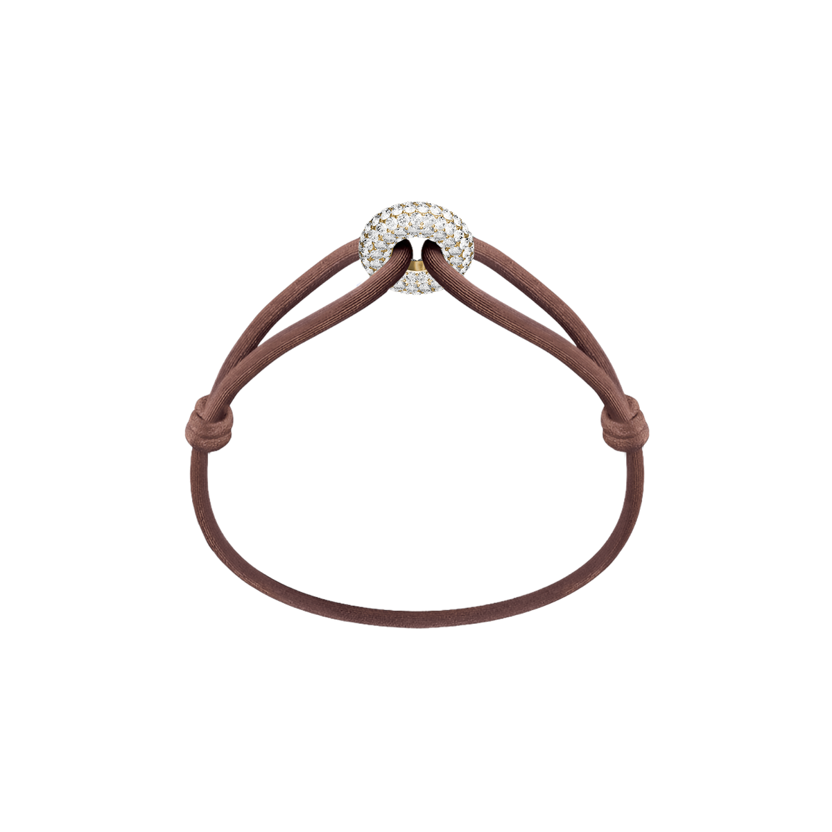 Golden Soho Pavé Cord Bracelet
