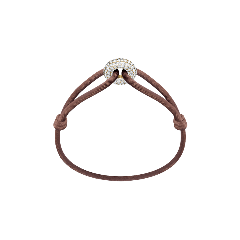 Golden Soho Pavé Cord Bracelet