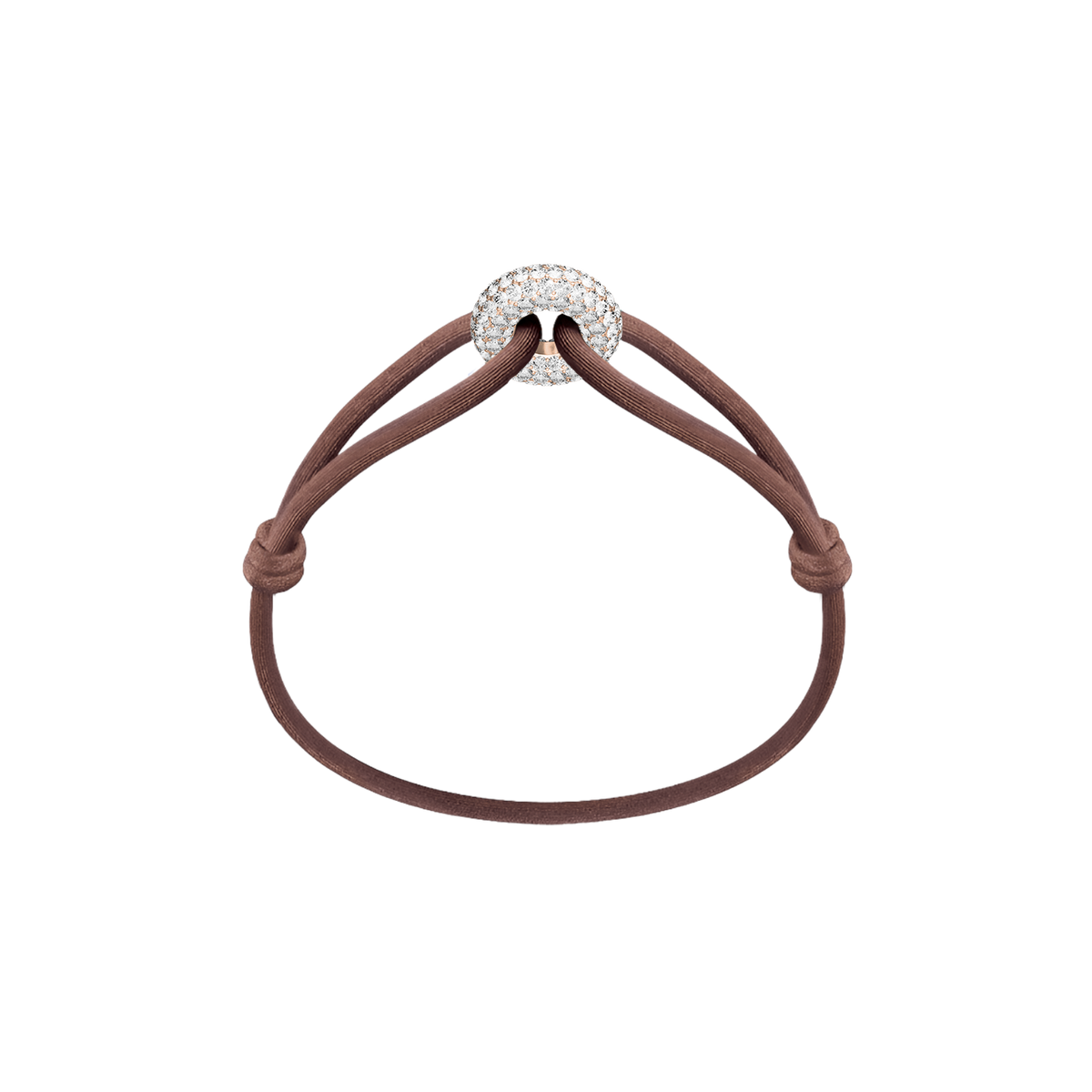 Rose Soho Pavé Cord Bracelet