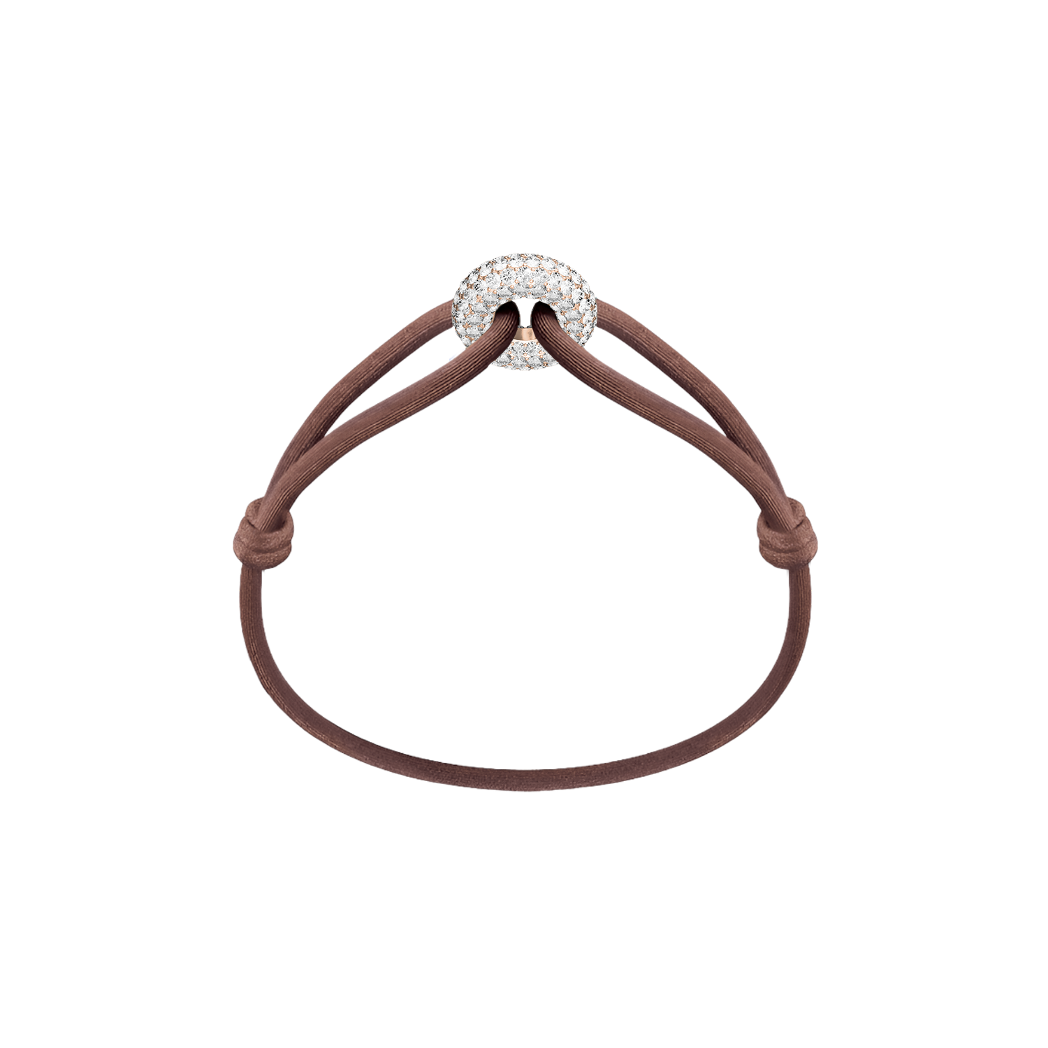 Rose Soho Pavé Cord Bracelet