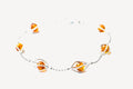 Modern Caged Amber Spheres Bracelet