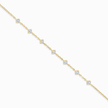 Moissanite-armbånd i 18k forgyldt sølv