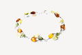 Multicolour Statement Link Bracelet