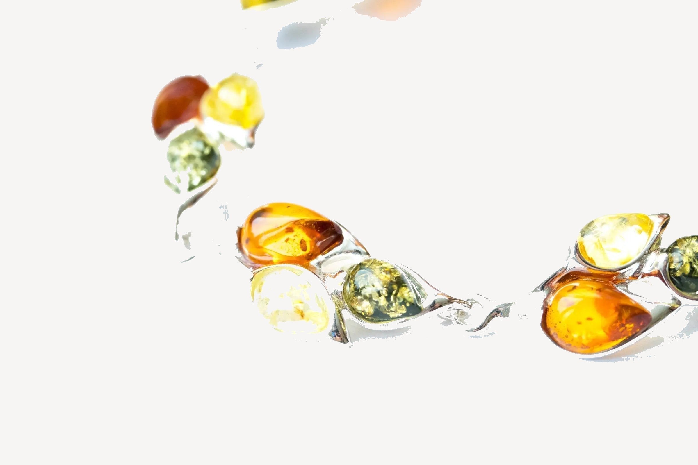 Multicolour Statement Link Bracelet
