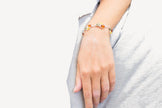 Bracciale a catena multicolor 