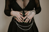 Cobweb Heart Ring