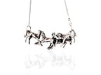 Silver Steed Herd Necklace