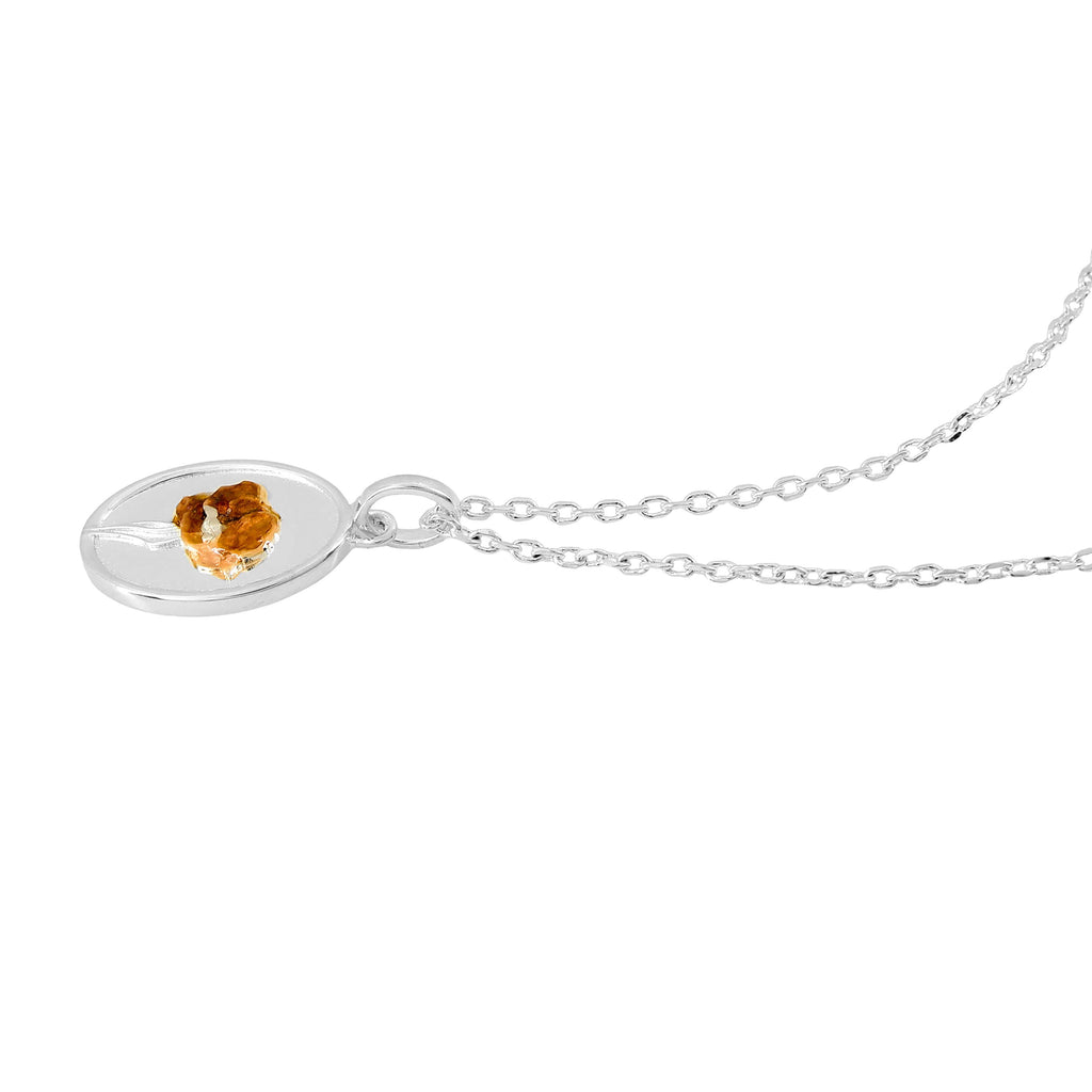 Laura Ashley Fashion Poppy Meadow Single Flower Necklace