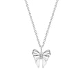 Laura Ashley Silver Kids Milda Bow Necklace