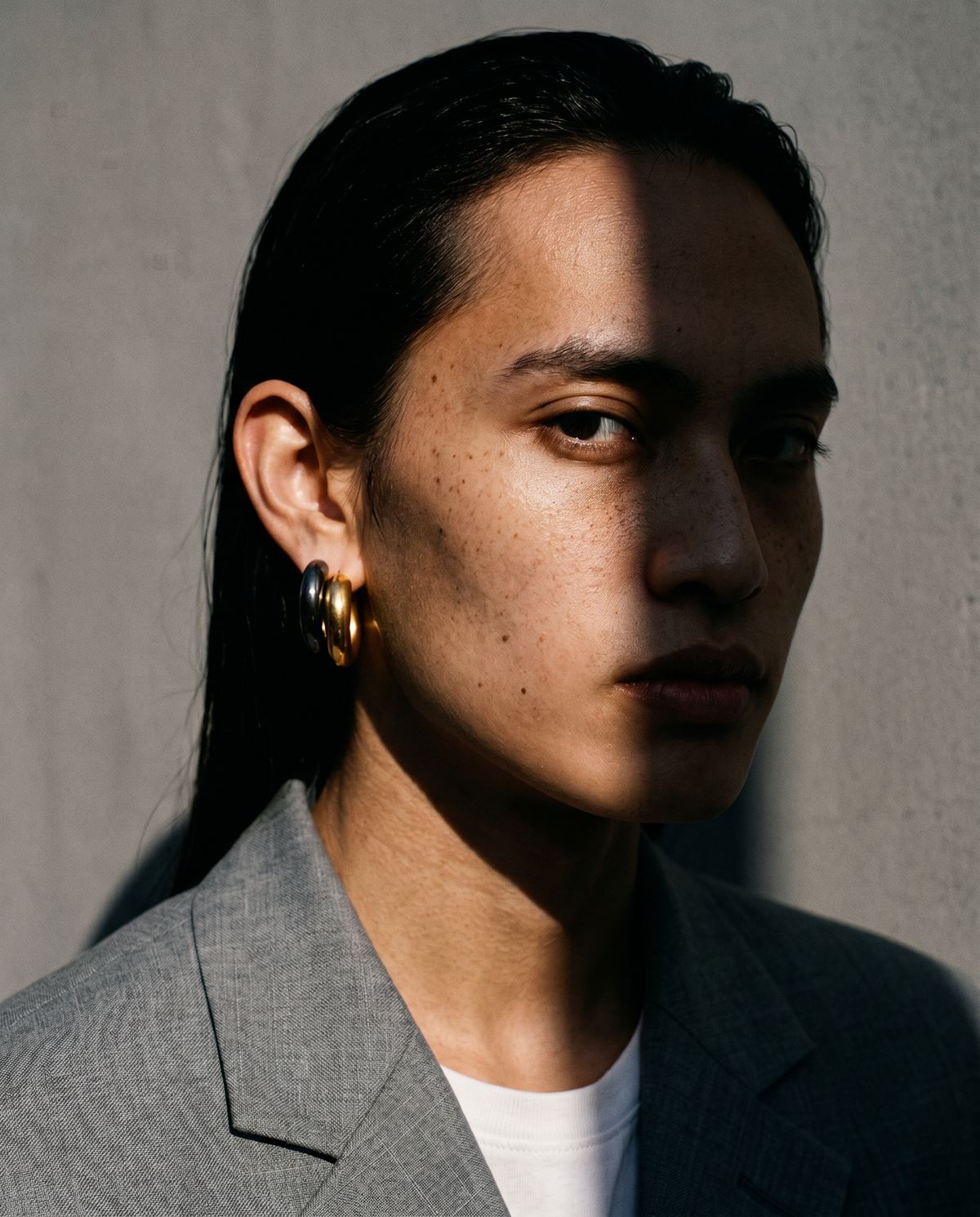 Nia stora ringörhängen | Sterlingsilver