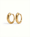Nia Large Hoops | Gold Vermeil