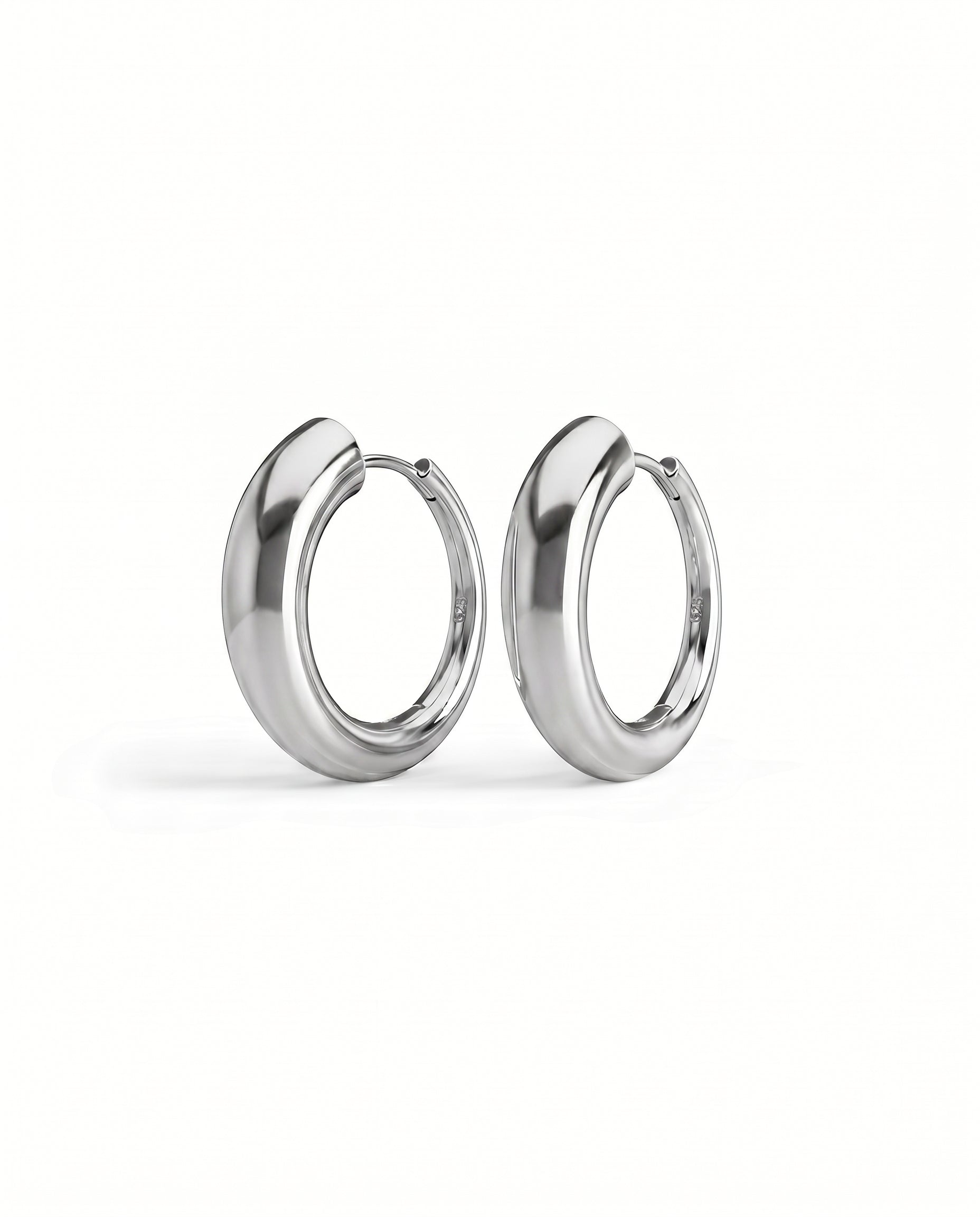 Nia Large Hoops | Sterling Silver