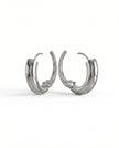 Nia stora ringörhängen | Sterlingsilver