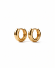 Nia Small Hoops | Forgyldt sølv