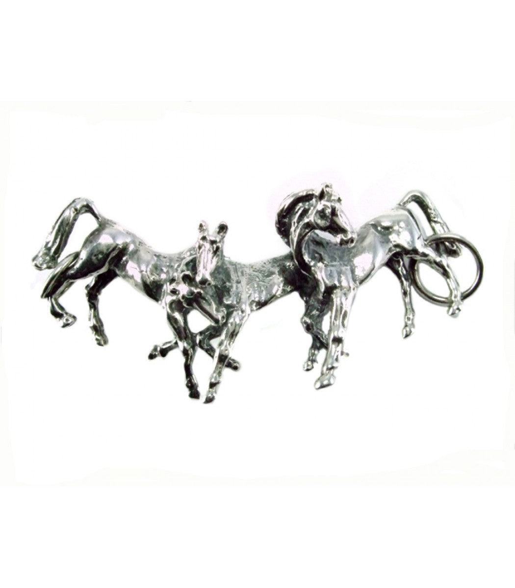 Silver Steed Herd Necklace