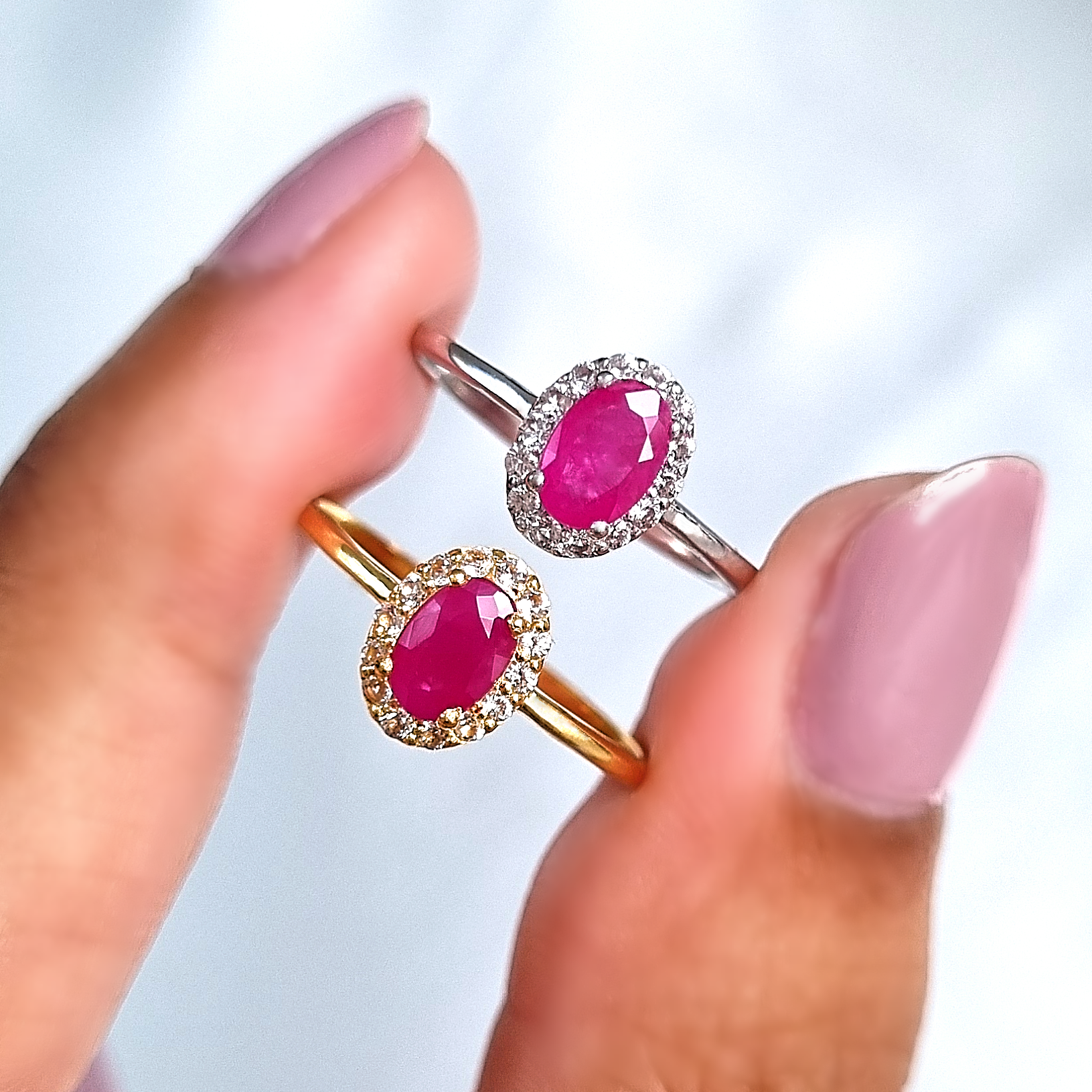Ruby Ring in 18k Gold Vermeil