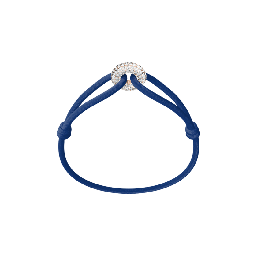 Rose Soho Pavé Cord Bracelet