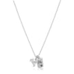 Pug Personalised Silver Dog Tag Necklace