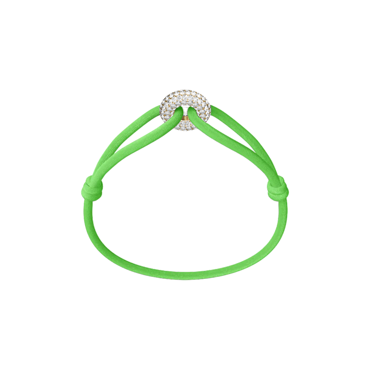 Golden Soho Pavé Cord Bracelet