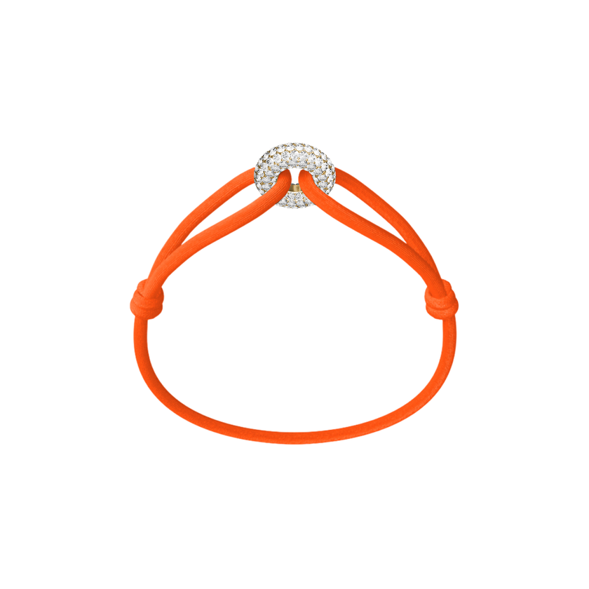 Golden Soho Pavé Cord Bracelet