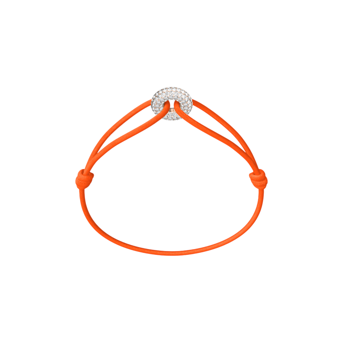 Mini Rose Soho Pavé Cord Bracelet