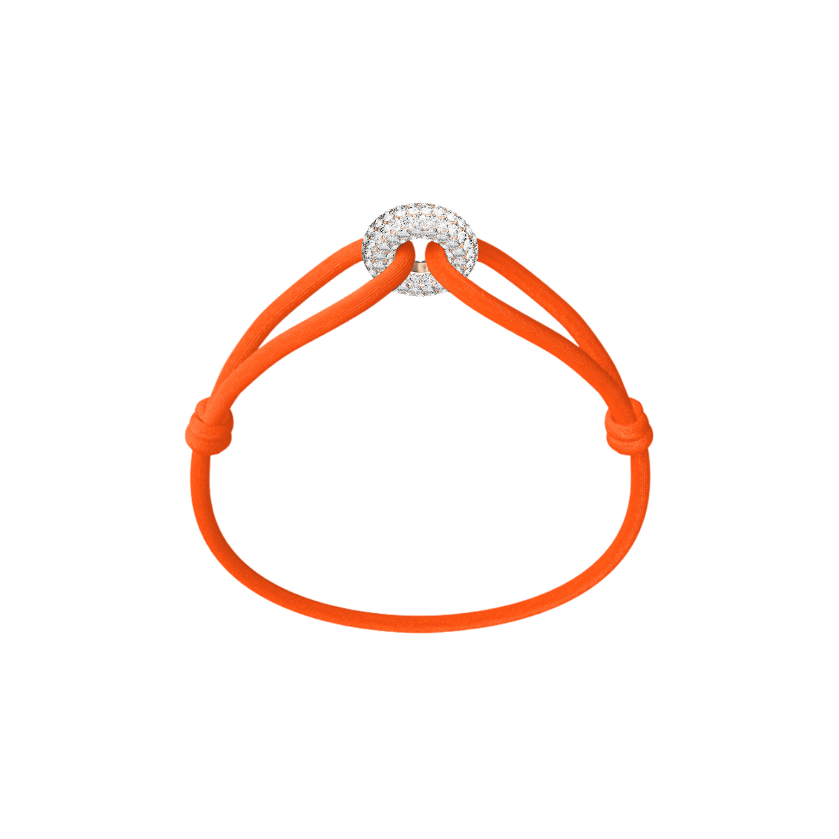 Rose Soho Pavé Cord Bracelet