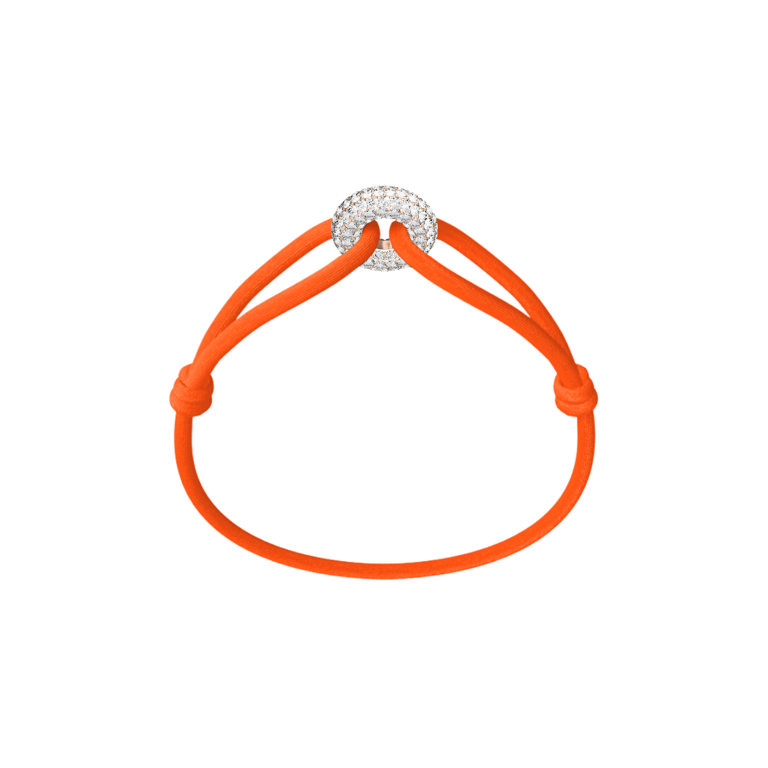 Rose Soho Pavé Cord Bracelet