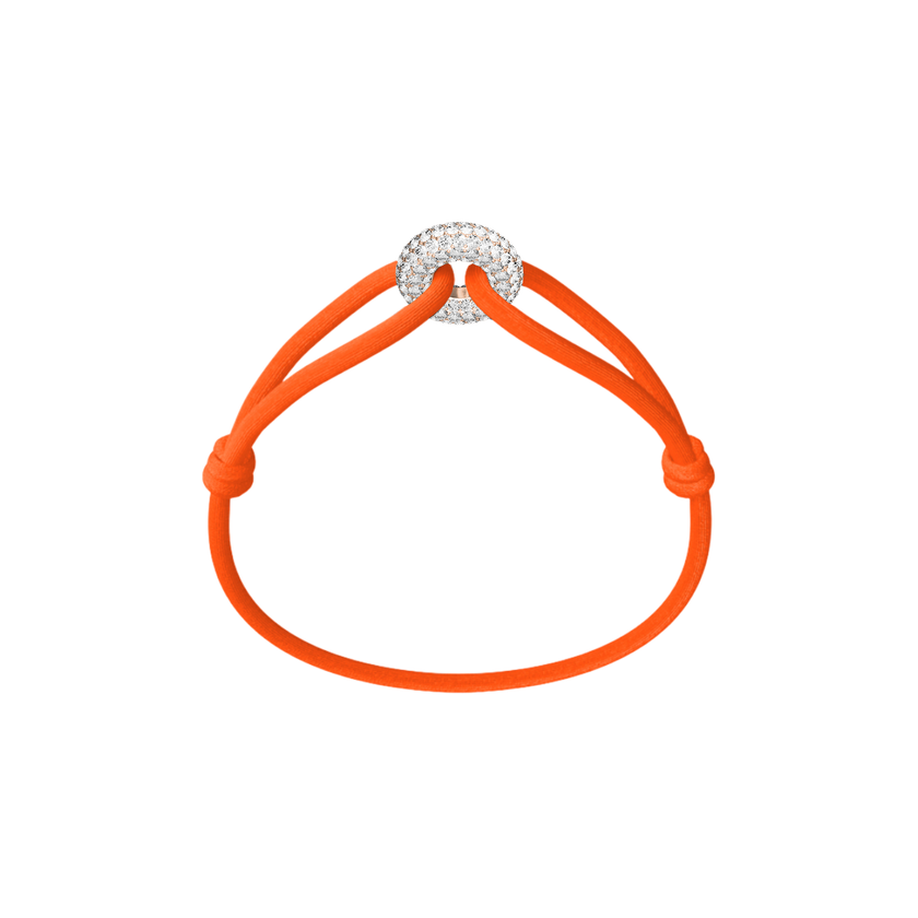 Rose Soho Pavé Cord Bracelet