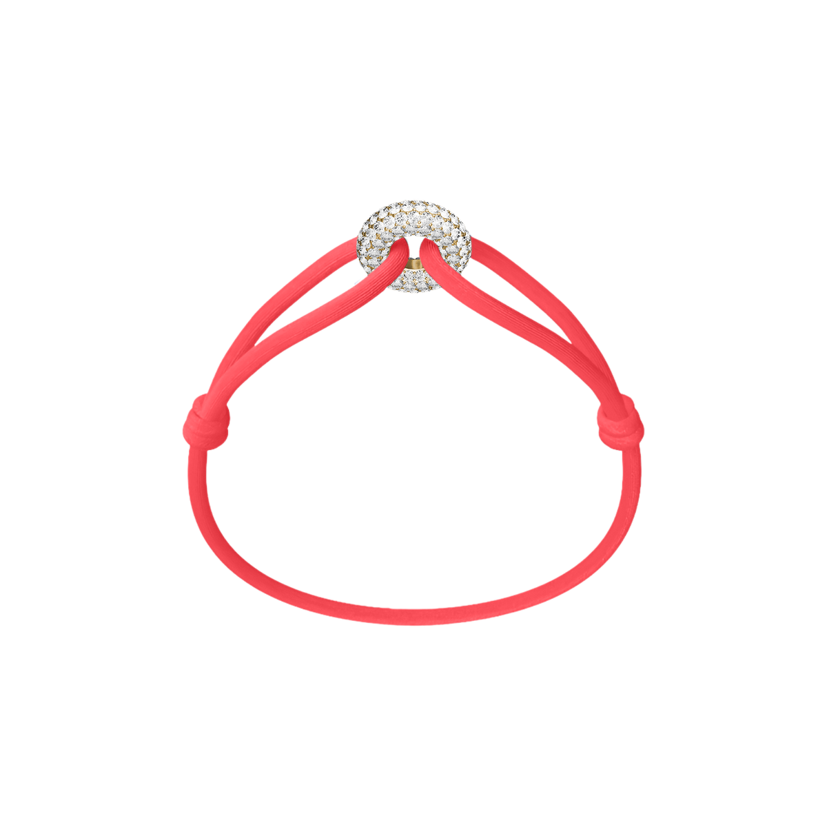 Golden Soho Pavé Cord Bracelet