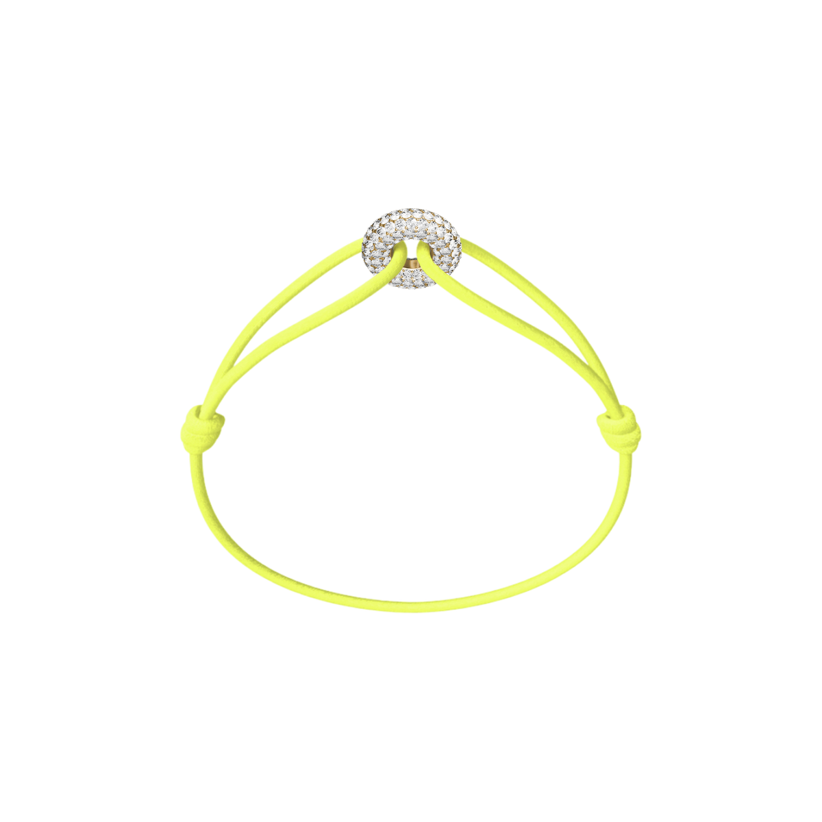Mini Golden Soho Pavé Cord Bracelet
