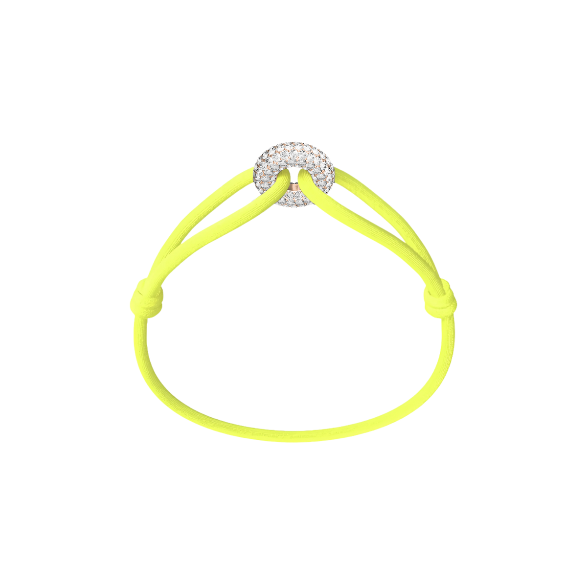 Rose Soho Pavé Cord Bracelet