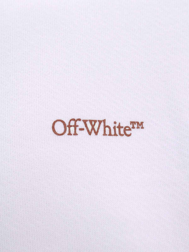 Off-White Scratch Arrow Skate Crewneck White