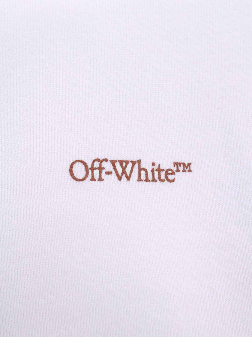 Off-White Scratch Arrow Skate Crewneck White