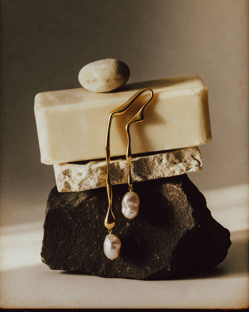 Melia Pearl Drops | Gold Vermeil